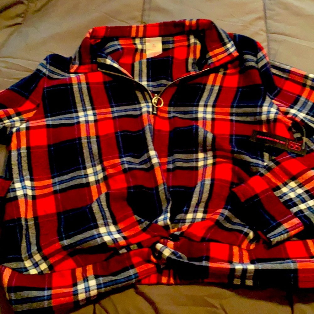 Red White & Blue flannel